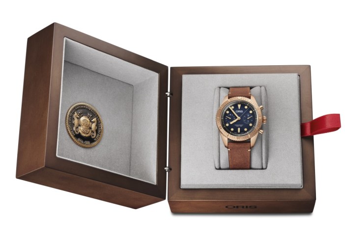 Oris Carl Brashear Chronograph Limited Edition box