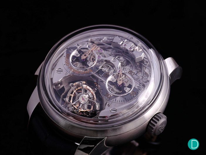 Girard-Perregaux Triaxial Minute Repeater side view