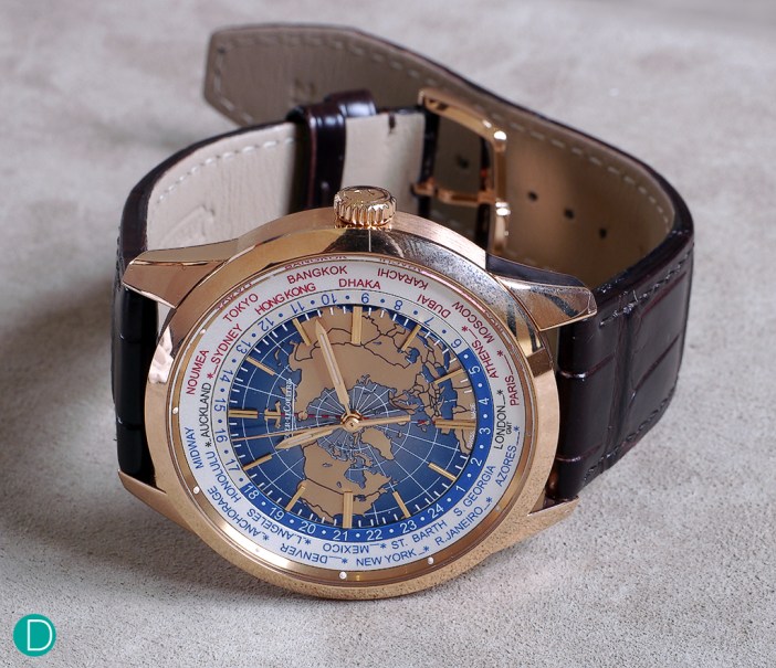 Geophysic Universal Time in pink gold. 