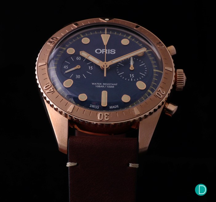 Oris Carl Brashear Chronograph Limited Edition bronze portrait